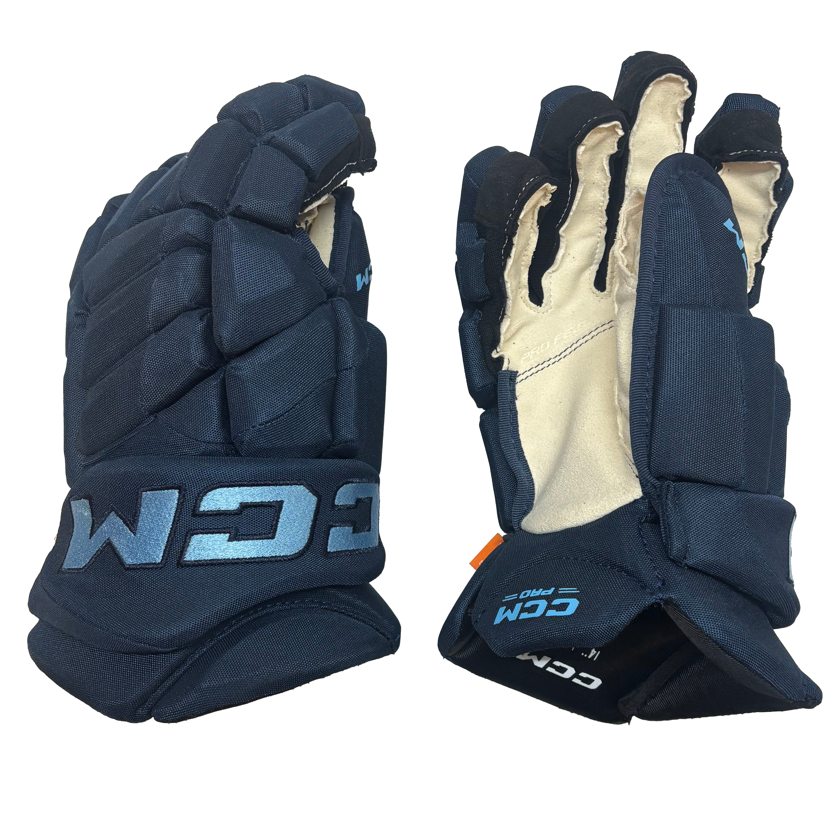 CCM HGJS - PWHL Pro Stock Glove - Toronto Sceptres (Navy/Powder Blue)